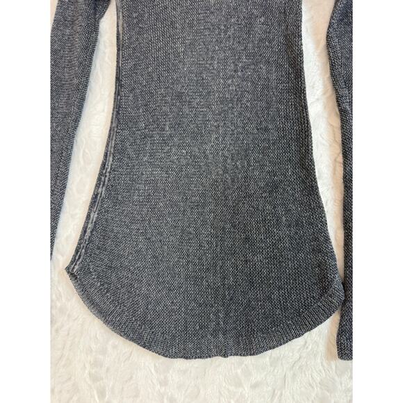 Lululemon Cabin Yogi Long Sleeve Boolux Sweater Inkwell Heather Gray Blue XS/ 2* - Picture 10 of 16